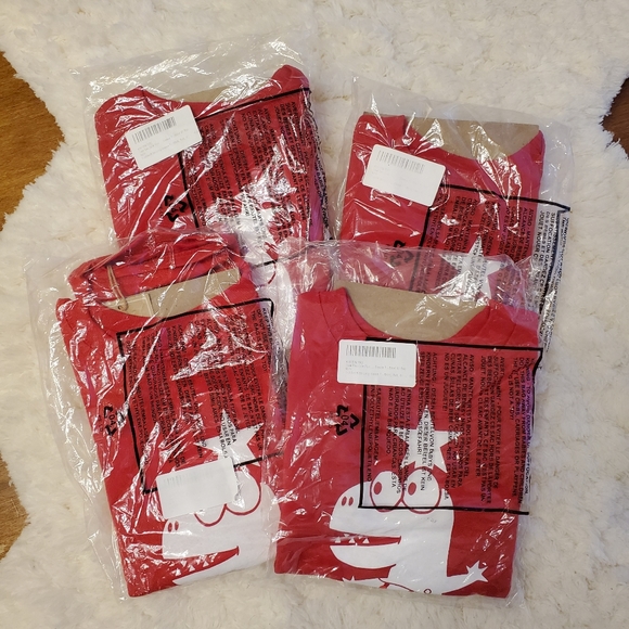 TStars Tree Rex red long sleeve t-shirt - Picture 3 of 9